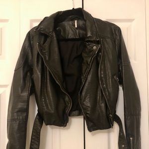 Free People Moto Leather Jacket